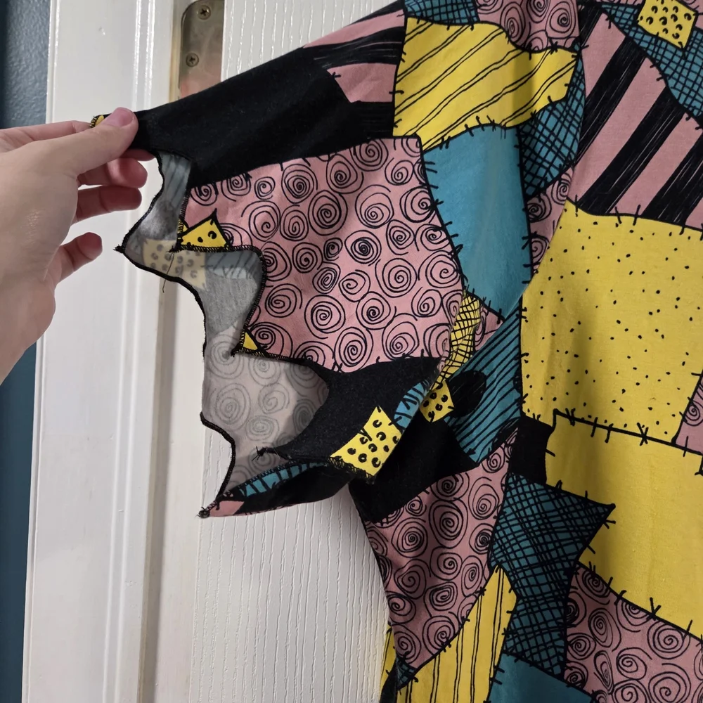 READ DESCRIPTION- Hot Topic Patchwork Sallt Dress + Torrid Sally Shorts - Picture 9 of 14